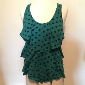 *SOLD* Polka dot tank top